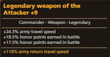 Fast support commander weapon